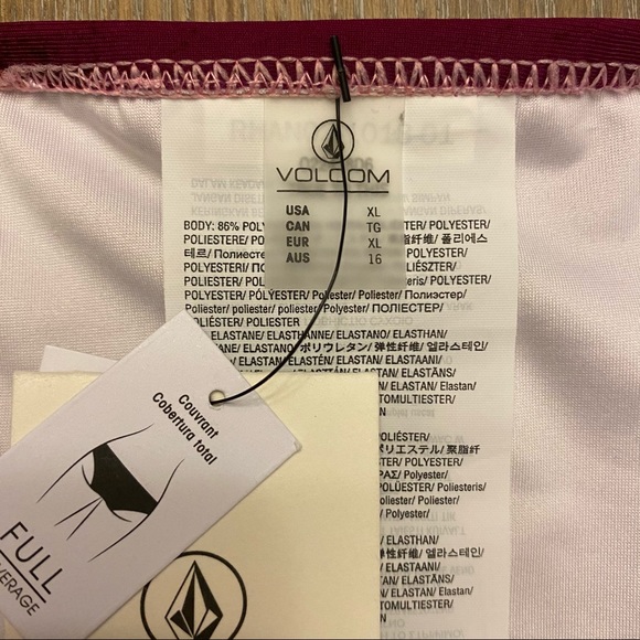 VOLCOM Palm Urself Side-Tie Bikini Bottoms - Picture 9 of 9